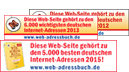 Logo Webadressbuch 2012-2015 - druckereien.info mehrfach ausgezeichnet.